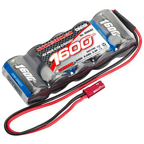Schumacher Racing NR999602 Xtec Receiver Pack Striaght 2/3A NiMh -BEC-6V-1600mAh