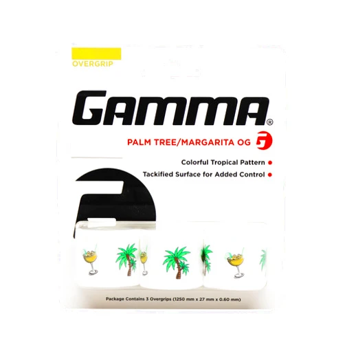 GAMMA Tennis Overgrip, Ideal for Tennis, Pickleball, Squash, Badminton, and Racquetball, Durable and Absorbent, Easy to Apply, Customize Your Racquet