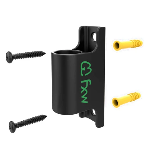 FXW Fence-to-Wall Anchor (Pack of 4) for Use with Dog Playpen in Yard, Garden, Doorways, Fireplace, Indoor/Outdoor, Fits All Heights of Playpen, Black│Patented