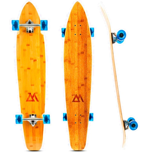 Magneto 40+ inch Kicktail Cruiser Longboard Skateboard & Pintail Long Board Skateboard for Adults, Skateboard Long Boards for Teenagers, Kids - Cruising, Carving, Dancing Longboards