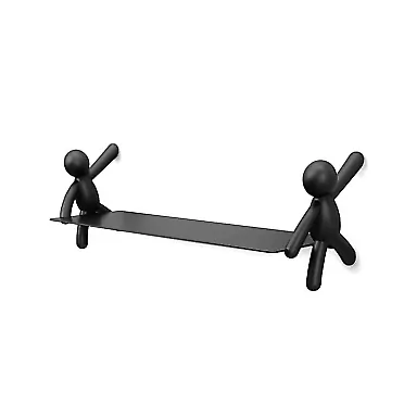 Umbra Buddy Floating Wall Shelf, Black