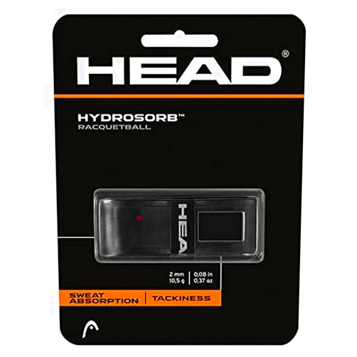 HEAD Hydrosorb Tour Synthetic Racquetball Grip, Black, 1