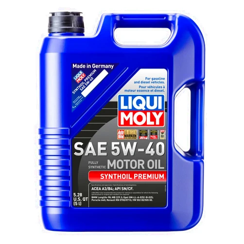 LIQUI MOLY Synthoil Premium SAE 5W-40 | 5 L | Fully synthetic engine oil | SKU: 2041