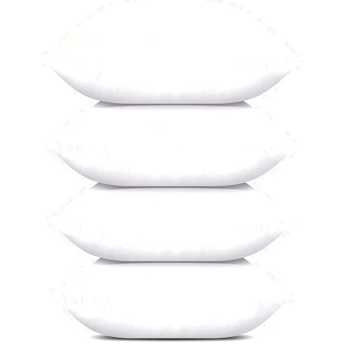 Utopia Bedding Throw Pillows (Set of 4, White), 16 x 16 Inches Pillows for Sofa, Bed and Couch Decorative Stuffer Pillows