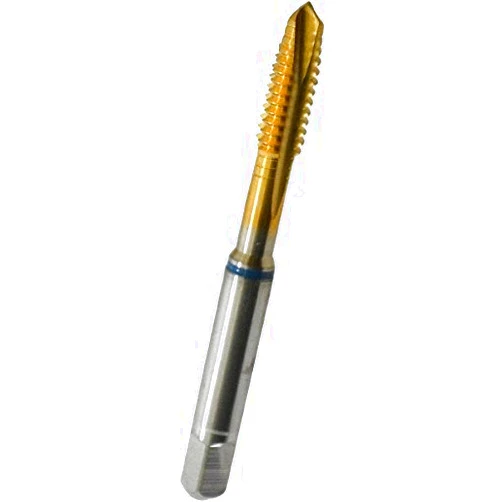 GUHRING 9039070063500 Spiral Point Tap, Plug, Powered Metal Cobalt, TiN Coating, 3 Flute, 1/4
