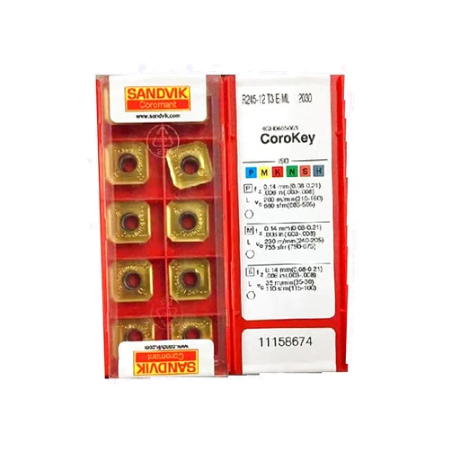 HOOGUU Sandvik Coromant 100% Original R245 R24512T3E ML 2030 12T3E AL H10 12T3E PL 530 12T3E ML 2040 Milling Inserts