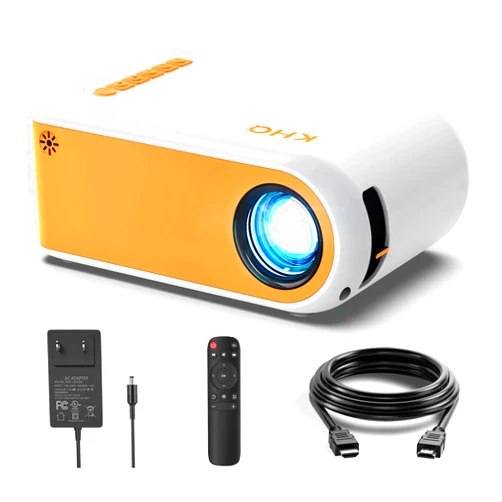KHQ Mini Projector,Portable Projector Support 1080P 170