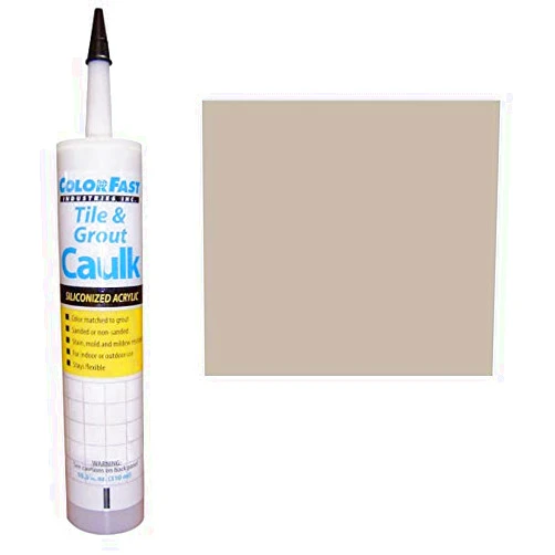COLORFAST INDUSTRIES Color Fast Caulk Matched to Custom Building Products (Oyster Gray Unsanded)