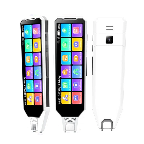 JACHAM Scanner Pen, OCR Reading Pen for Dyslexia, Scan Reader Pen, 134 Languages Translation Pen, Text to Speech, Wireless Standalone, 16GB+5.5inch LCD Touchscreen, Wi-Fi Connection (X9 Plus 16GB White)
