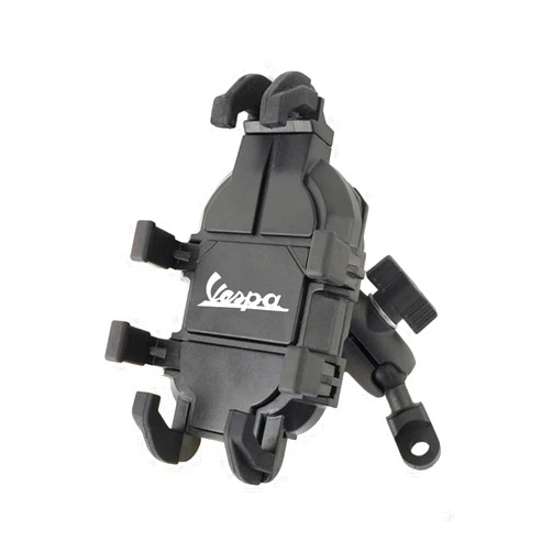 KUOHG Motorcycle Accessories Mobile Phone Holder for Vespa Primavera Sprint 150 150S Shockproof Shock Absorber(Mirror Type)