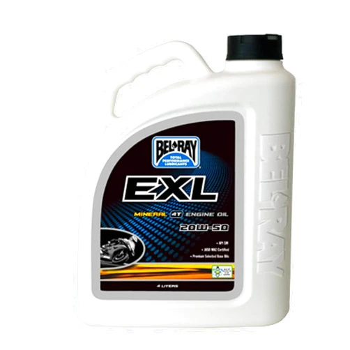 BEL-RAY EXL MINERAL 4T ENGINE OIL 20W-50 (4L), Manufacturer: BEL-RAY, Manufacturer Part Number: 99100-B4LW (1)