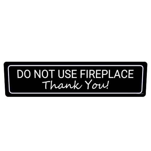 Generic Do Not Use Fireplace Metal Sign Wall Plaque Room Door Sign Pub Poster Club Bar Beer Garage Tin Plates Indoor & Outdoor Art Decor 4X16 Inch