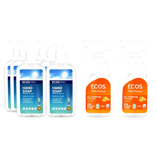 ECOS PRO Hand Soap + All Purpose Cleaner Bundle (2 items)