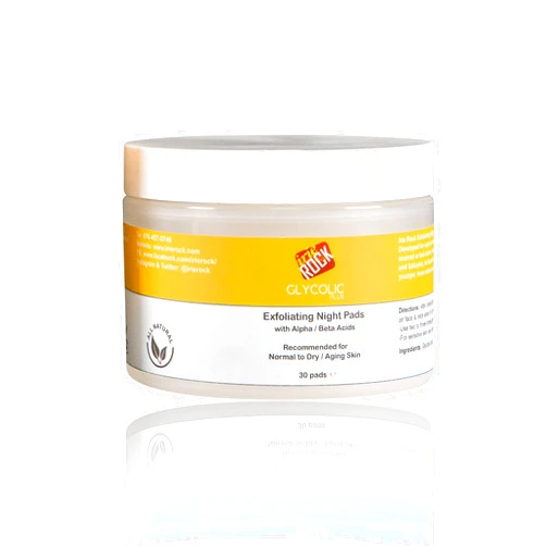 Irie Rock Glycolic Plus Exfoliating Night Pads with Alpha/Beta Acids 30 pads