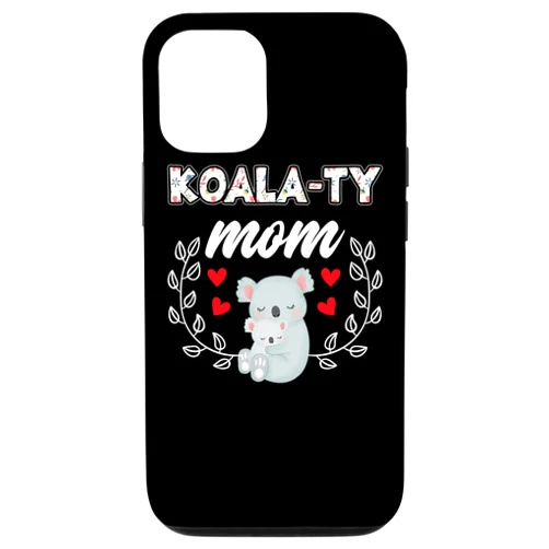 Koala Pun Clothes For Best Mothers iPhone 12/12 Pro Koalaty Mom Funny Nature Koala Bear Lover Mama Koala Outfit Case