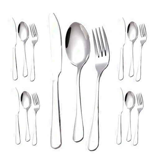 Rinvanic 15-Piece Stainless Steel Flatware set