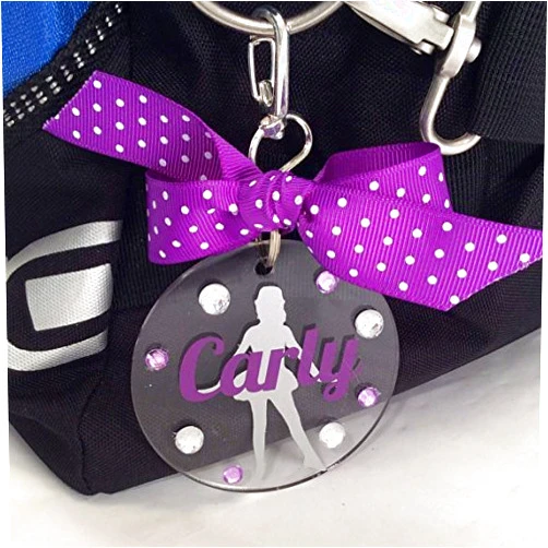 GemLights Gifts Tap Dancer Bag Tag Personalized with Your Name and Your Colors