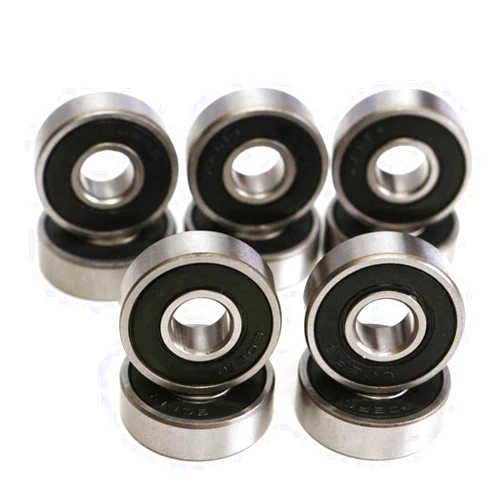 NAIVE BLUE 608-2RS Ball Bearing(10PCS) - Double Rubber Sealed Miniature Deep Groove Ball Bearings for Motor,Skateboards, Inline Skates, Scooters (8mm x 22mm x 7mm)