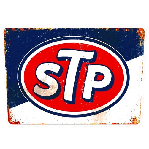 Sebary Vintage STP Decor Kitchen Garage Bar Metal Tin SignMetal Tin Sign 8x12 Inch