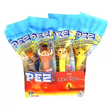 PEZ Candy Disney Lion King Dispenser, 12 Count Display Pack
