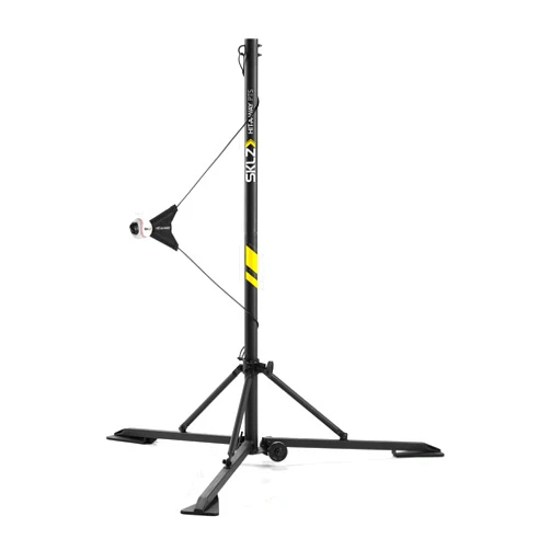 SKLZ Hit-A-Way Youth Baseball Swing Trainer, Portable Solo Batting Practice with Stand, Tethered Ball for Hitting Drills, Ages 13 and Under