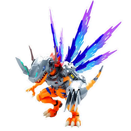 BANDAI SPIRITS Bandai Hobby - Digimon Adventure - Figure-Rise Amplified - Metal Greymon Vaccine Model Kit