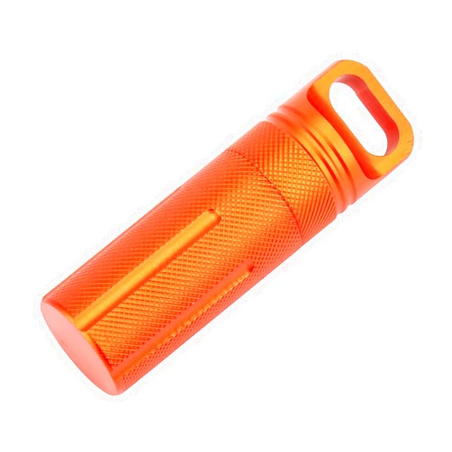 Weiye Military Grade Air-Tight EDC Accessory Case, 1PCS Waterproof Pill Fob Capsule/Match Case Battery Holder Case, Outdoor Survival Storage Container Dry Box - 3.93