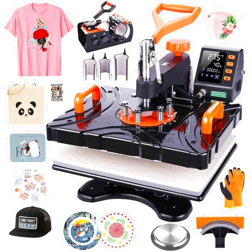 WONFUY Heat Press Machine 8 in 1 Upgrade Sublimation Machine 15