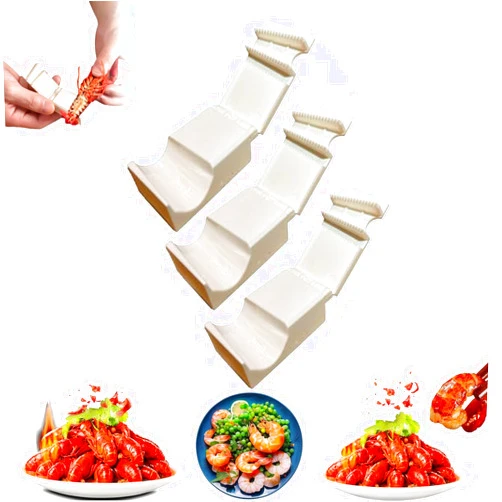 Katoex Crawfish Shucker, Crayfish Shelling Device Shrimp Peeler, Practical Efficient Crawfish Shelling Tool, Manual Crawfish Peeler Easily Remove, Crawfish Boil Accessories Tool for Party (3)