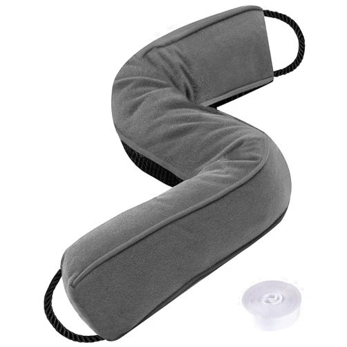 Sunolga Door Draft Stopper Blocks Hot and Cold Air with Removable Washable Cover for Bottom of Door, All-Season Seal for Noise, Light, Dust, Door Sweep for Gaps Up to 3