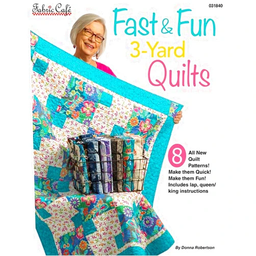 Fabric Cafe 2 Set- Fabric Cafe Fast & Fun 3-Yard Quilts, None