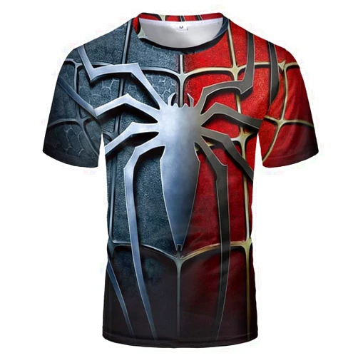 Generic Unisex 3D Print Personality Super Hero Short Sleeve T-Shirt Casual Graphic Tops