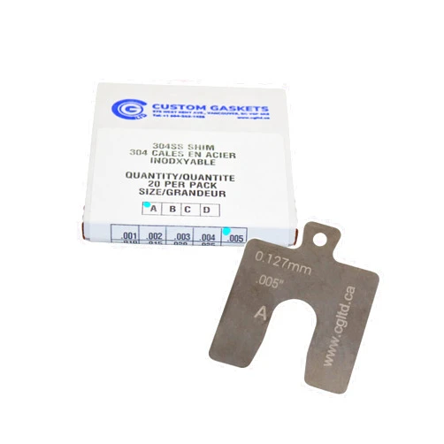 CGLTD Stainless Steel Slotted Shim Replacement Pack, Size A, 2