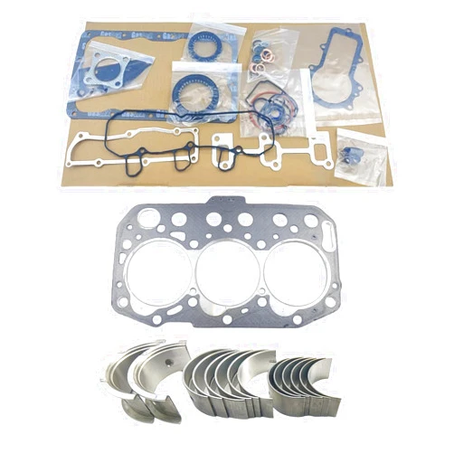 Pmtihxu 3TNM74 Metal Kit + Full Gasket Kit For Yanmar 3TNM74F 3TNM74F-SAKV Engine Mini Excavator Generator SCT1 SA221 Tractor For John Deere Engine STD Bearing kit set
