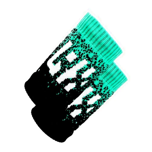 LYFT-RX Wrist Sweatbands, Thick Absorbent Fit, Gradient Style for Weightlifting, Gym, Workout, Cross Training, Weight Lift & Sports, 5-inch Sweat Wrist Band Arm,1 Pair/1 Size Fits All