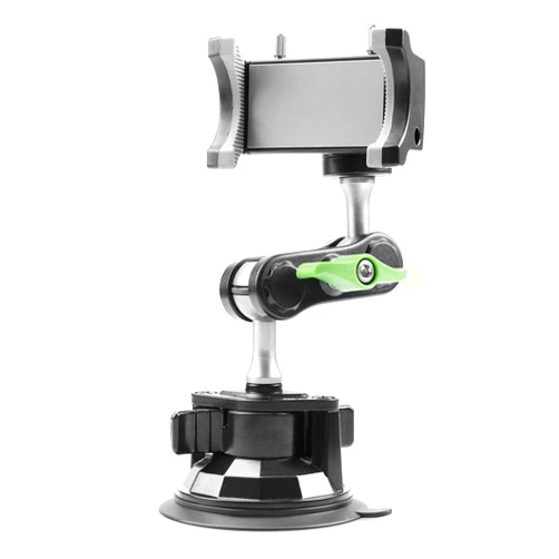 Generic Car Phone Holder, Ultra-Durable Metal Phone Holders for Your Car, 360° Rotation Cell Phone Car Mount for Windshield, Suction Cup Car Phone Mount for iPhone Samsung All Smartphone