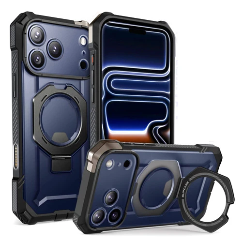 SUPCASE for iPhone 17 Pro Max Case with Kickstand (Unicorn Beetle Grip), [Camera Control Cover] [Compatible with MagSafe] [Military-Grade Drop Protection] Heavy Duty Magnetic Phone Case, Black