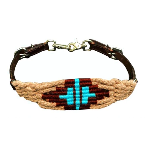 Showman Wool Blend Multi-Strand Wither Strap w/Aztec Design