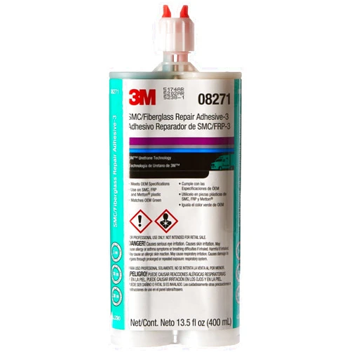3M SMC/Fiberglass Repair Adhesive-3, 08271, Green, 400 mL Cartridge