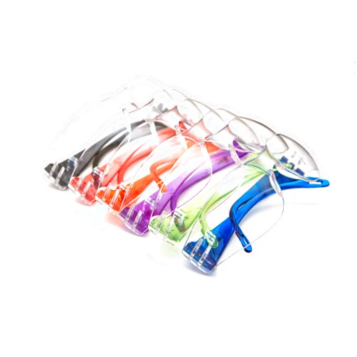 G & F Products ANSI Z87.1 EN166 Certified Kids Safety glasses, Kids goggles, Scratch, Impact and Ballistic Resistant Safety Goggles with Clear Lens assorted color frame, Child Youth Size, 6 Pairs