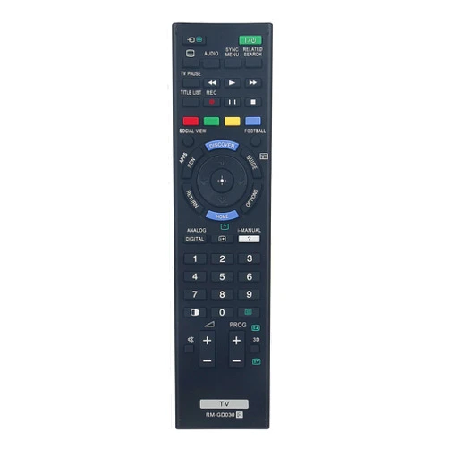 VINABTY RM-GD030 Replaced Remote fit for Sony TV KDL-32W700B KDL-40W600B KDL-42W700B KDL-50W800B KDL-55W800B KDL-55W950B KDL-60W850B KDL-70W850B KD-79X9000B