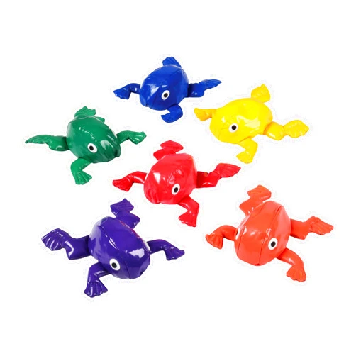 Marvel Constructive Playthings Multi-Colored Frog Bean Bags for Tossing, Juggling, Classroom, Weighted Bean Bags for Kids (Set of 6)