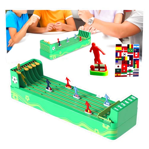 Generic Classic Desktop Derby 6-Horse Racing Union Game - 2024 New Horse Race Decision Derby Battery Powered, Board Across Electric Horse Racing Game Adult Table Top Party Bar Games (Football)