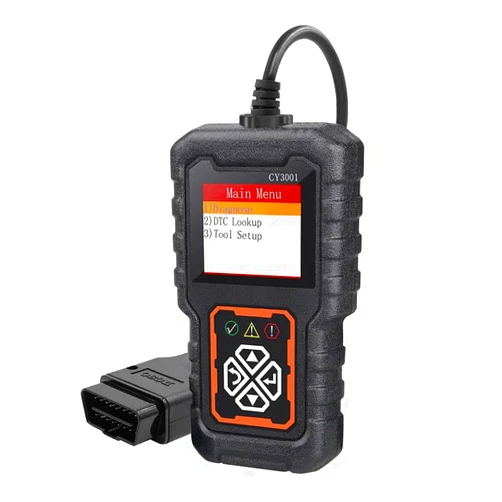 Everfun Effortless Diagnosis Cy3001 Obd2 Scanner - USB Powered Car Code Reader & Engine Fault Diagnostic Tool for All Vehicles with OBD Ii Protocol, Compatible with 1996+ Models (Traffic Black)