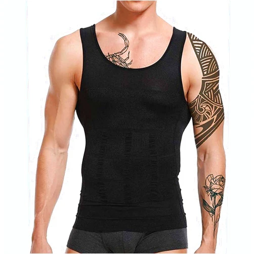 Ordaba Tone Tec Compression Shirt, Shaping Sleeveless Compression Shirt, for Men to Build a Perfect Body