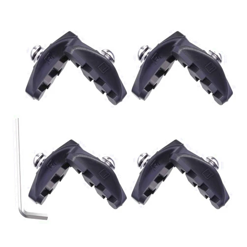 Pangda Road Brake Pads with Installation Tool Caliper Brake Blocks 50 mm (4 Pairs)