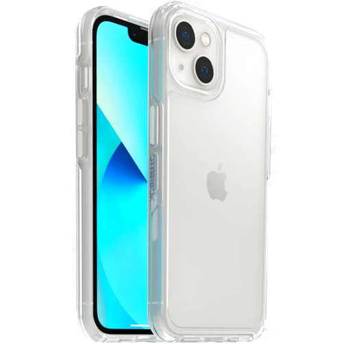 OtterBox iPhone 13 (Only) - Symmetry Clear Series Case - Clear - Ultra-Sleek - Wireless Charging Compatible - Raised Edges Protect Camera & Screen - Non-Retail Packaging