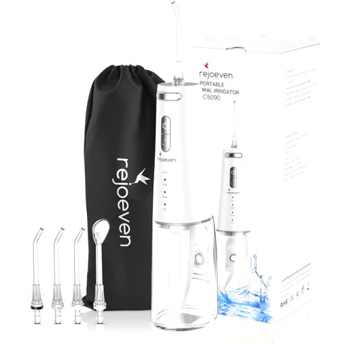 Rejoeven Upgraded Cordless Water Flossers,Portable Water Floss with DIY Modes Travel Bag