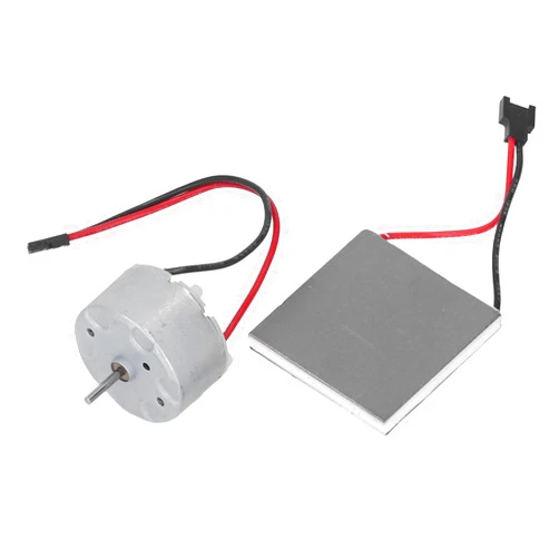 Cyrank Fireplace Fan Accessories Universal for Replacement Motor and Power Generation sheet/4-Blade Heat Powered Stove Fan for Wood/Log Burner