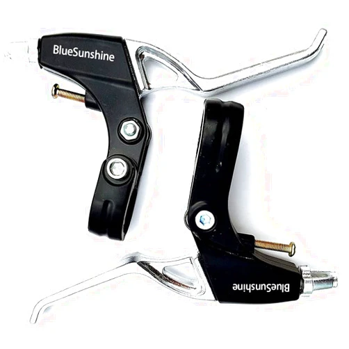 WIROJ BlueSunshine 1 Pair Universal Full Aluminum Alloy Bicycle Brake Handle Mountain Road Bike Brake Lever 2.2cm Diameter